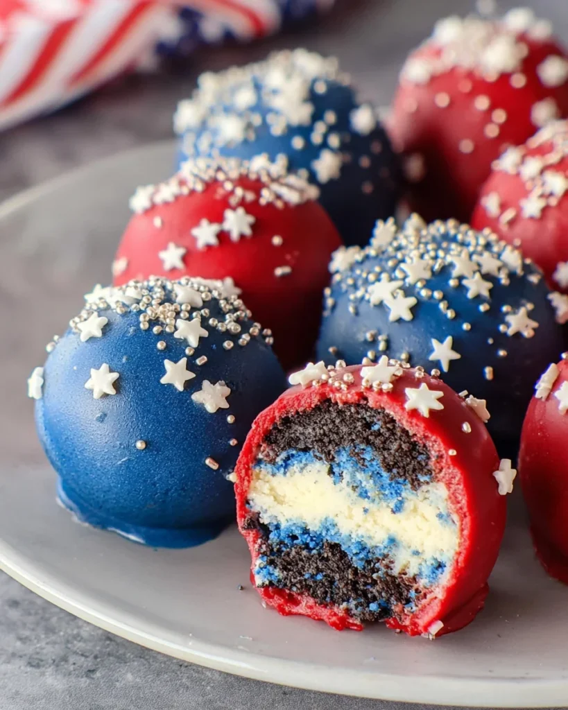 Contact 2 4th Of July Oreo Balls
