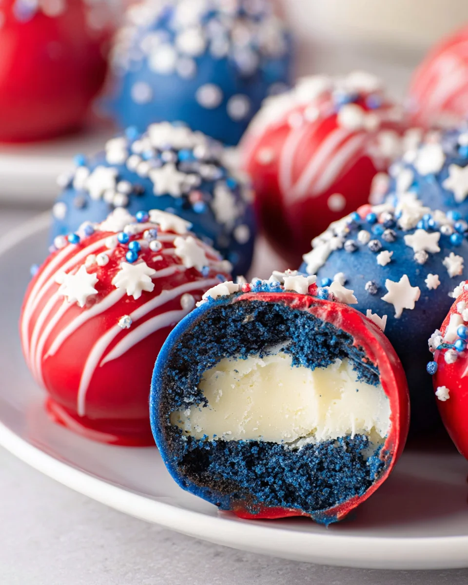 4th Of July Oreo Balls 18 4th