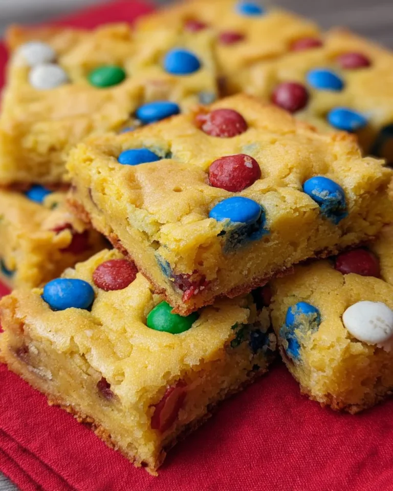 4th of July Cake-Mix Cookie Bars