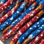 4th of July Chocolate Covered Pretzel Rods 14 4th of July Chocolate Covered Pretzel Rods