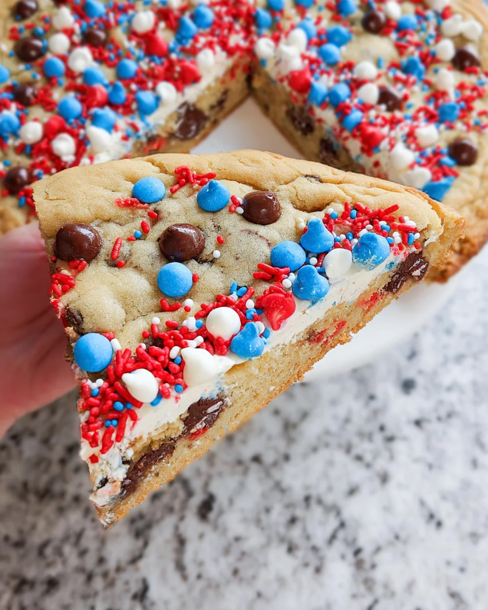 4th of July Cookie Cake 25 4th