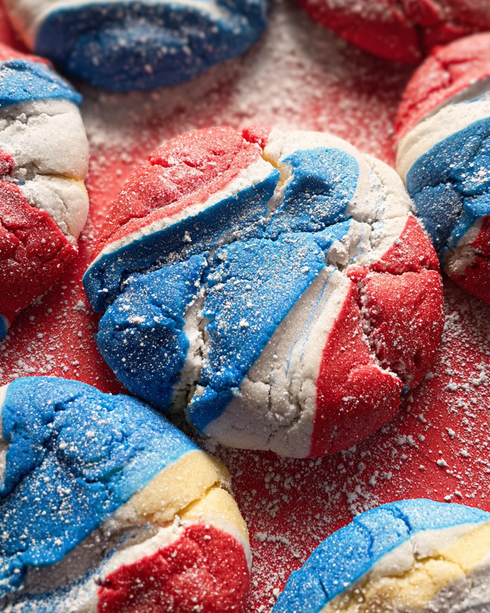 4th of July Crinkle Cookies 21 4th
