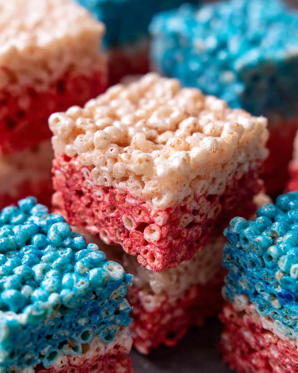 4th of July Rice Krispie Treats 13 4th
