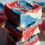 4th of July Tie Dyed Fudge 20 4th of July Tie Dyed Fudge