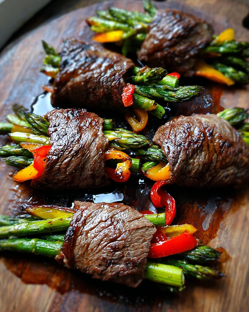 Air Fried Steak and Asparagus Bundles 20 Air