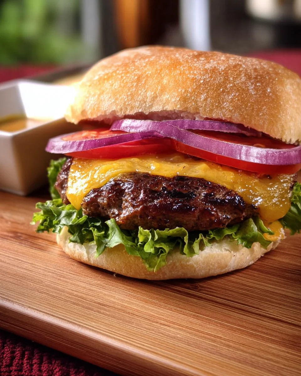 All American Cheese Burger 21 All