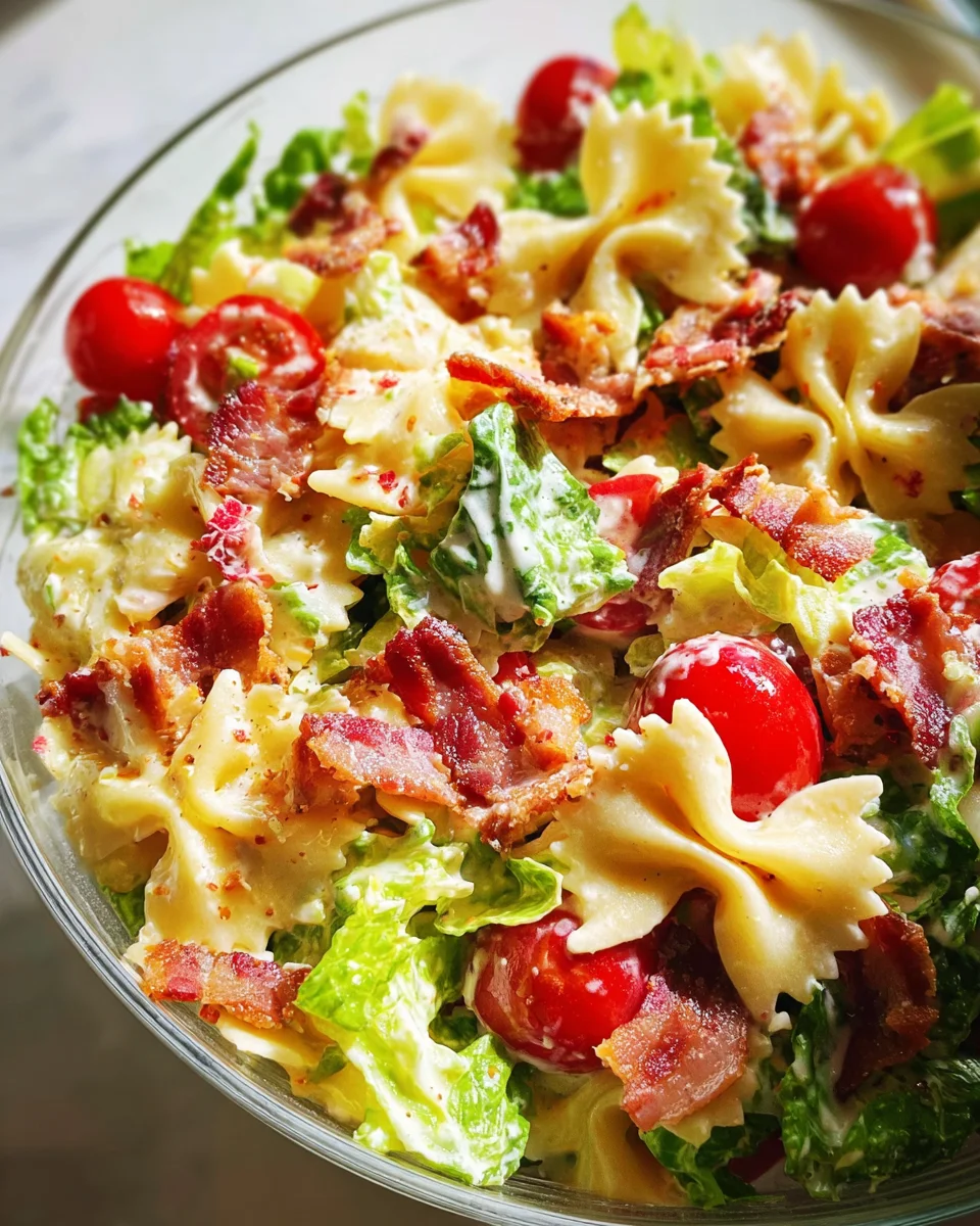 BLT Pasta Salad 20 BLT Pasta Salad