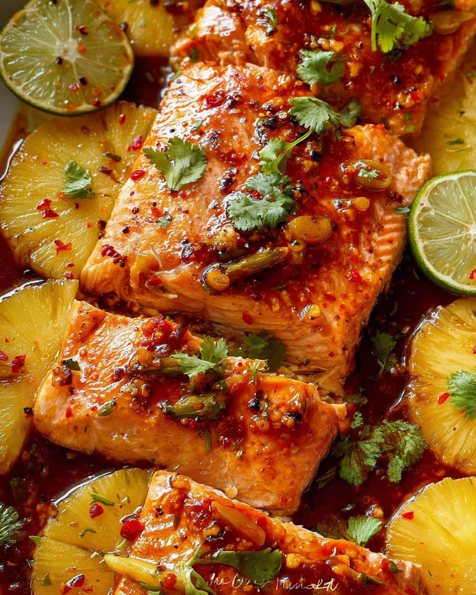 Baked Pineapple Salmon 20 Baked