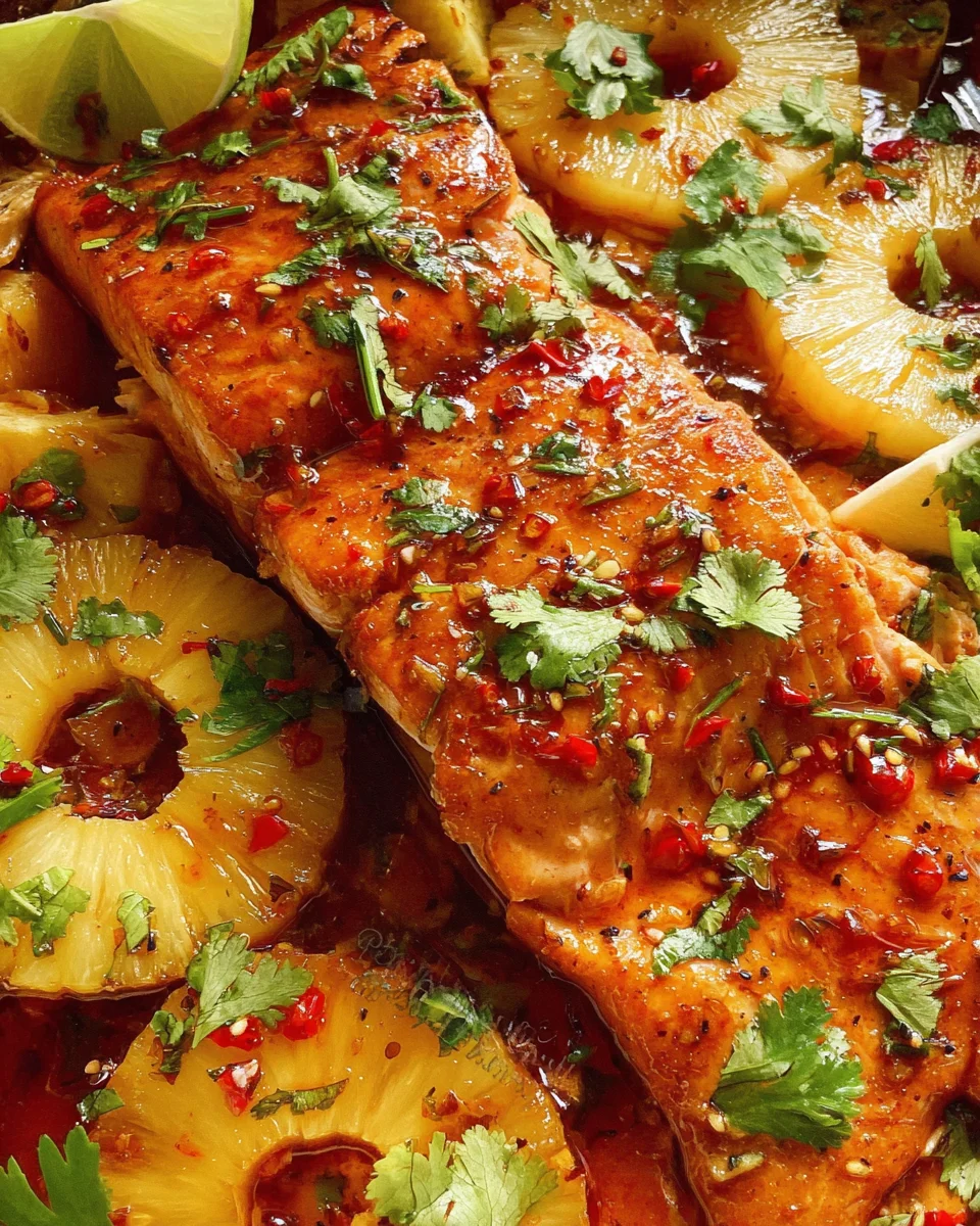 Baked Pineapple Salmon 21 Baked