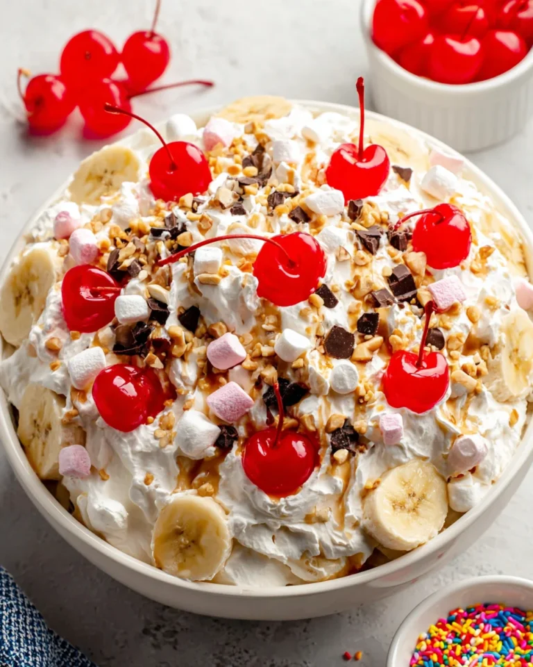 Banana Split Fluff Salad