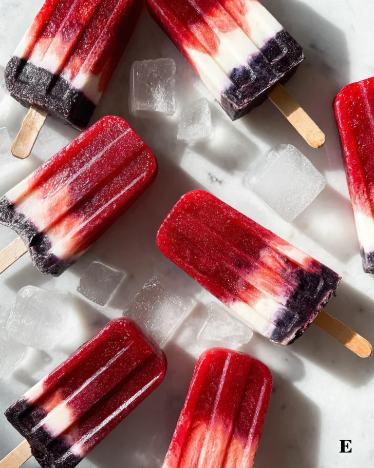 Berry-Coconut Rocket Pops