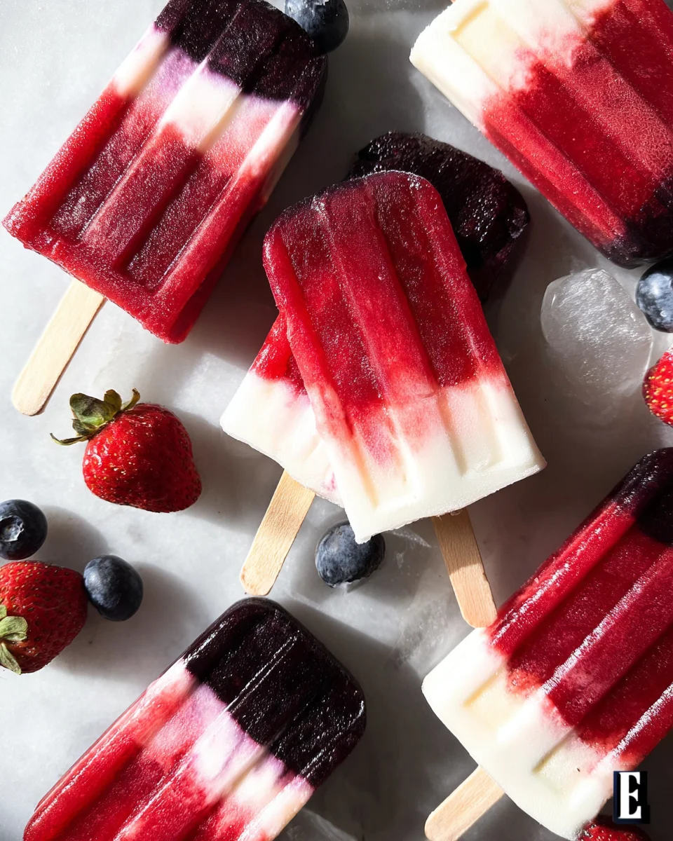 Berry-Coconut Rocket Pops 15 Berry-Coconut