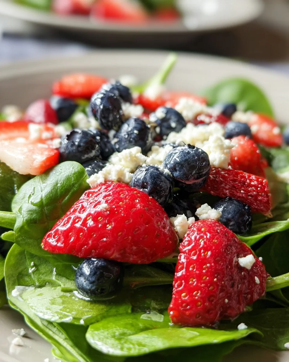 Berry, Feta and Spinach Salad 17 Berry,