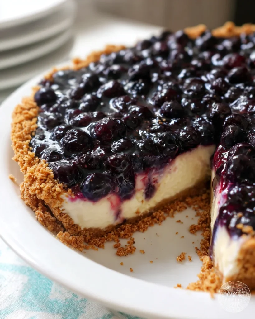 Blueberry Cream Pie