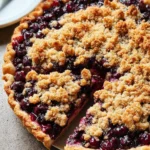 Blueberry Crumble Pie 24 Blueberry Crumble Pie