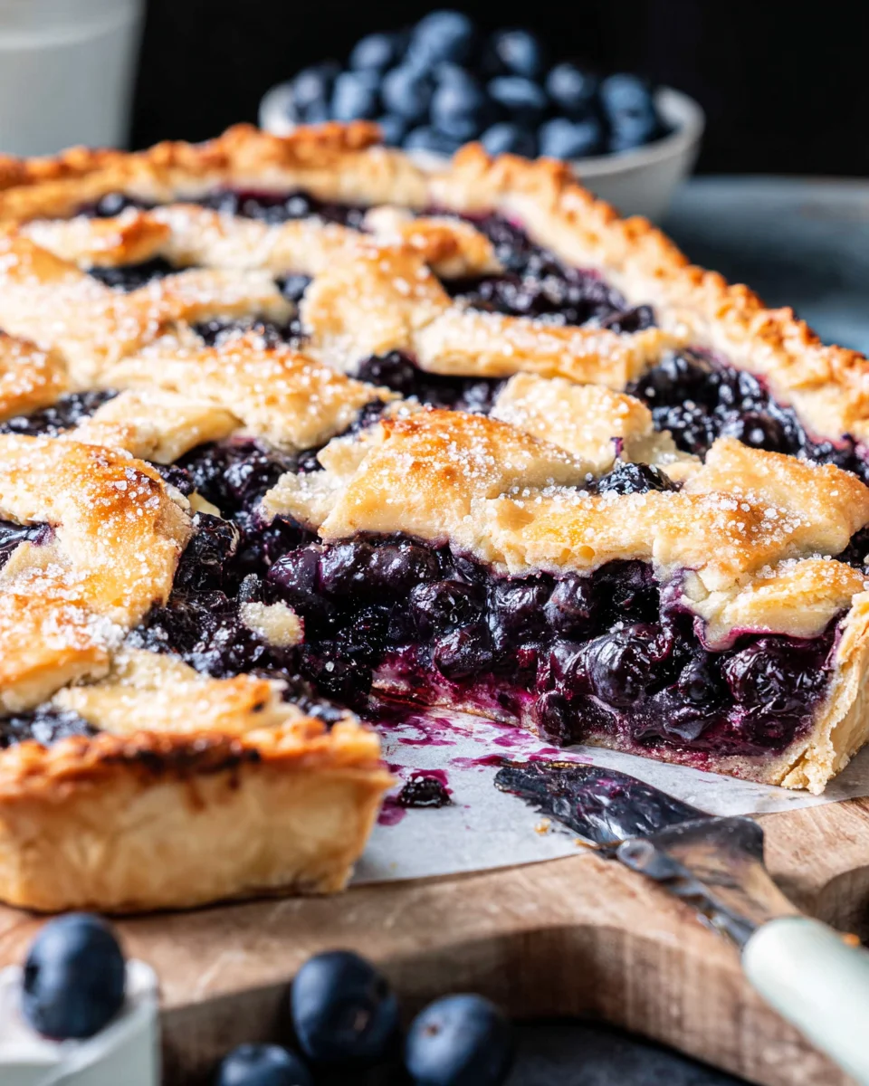 Blueberry Slab Pie 20 Blueberry