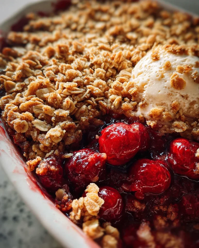 Cherry Crisp Recipe