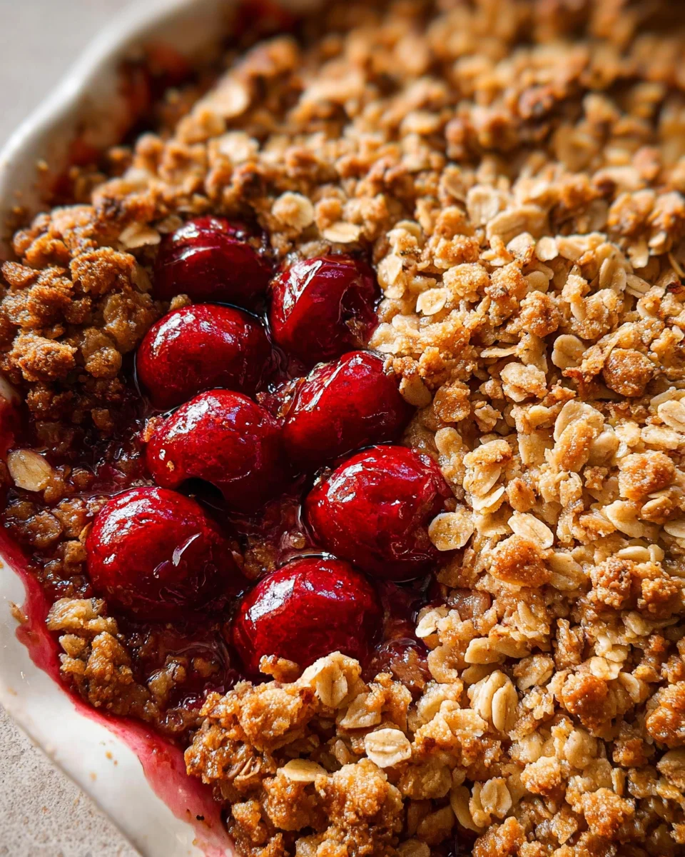 Cherry Crisp Recipe 16 Cherry