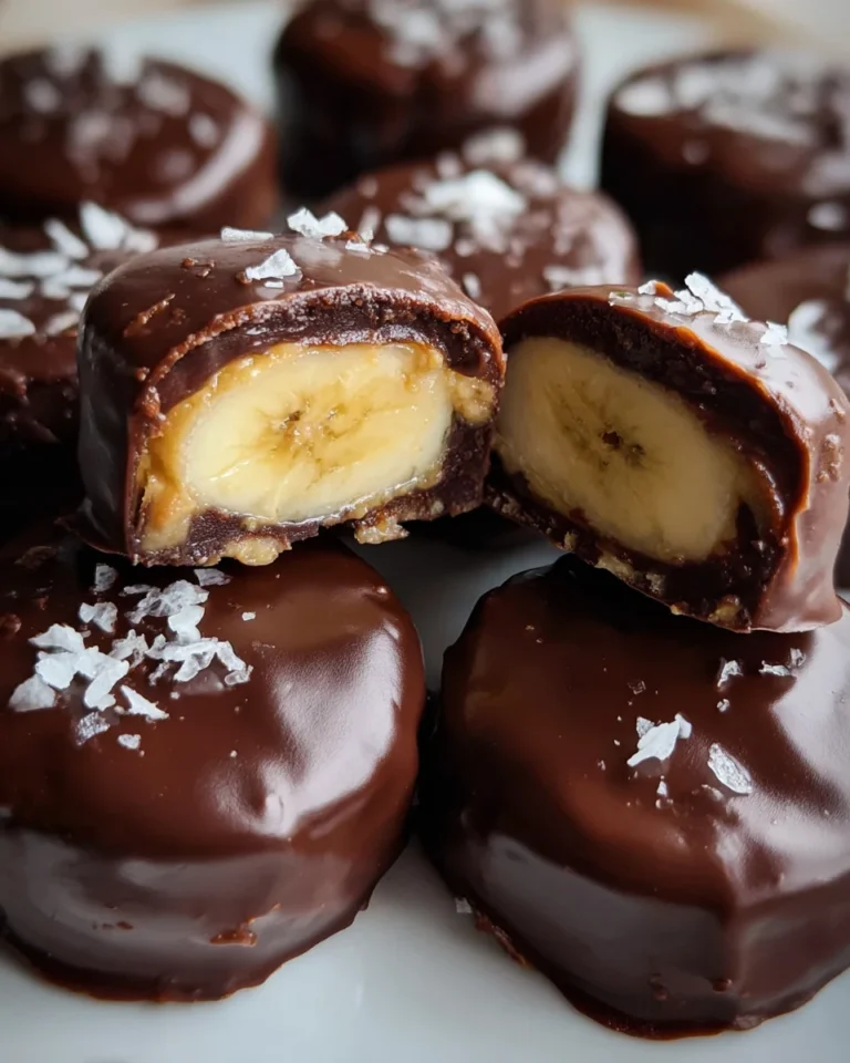 Chocolate Peanut Butter Banana Bites