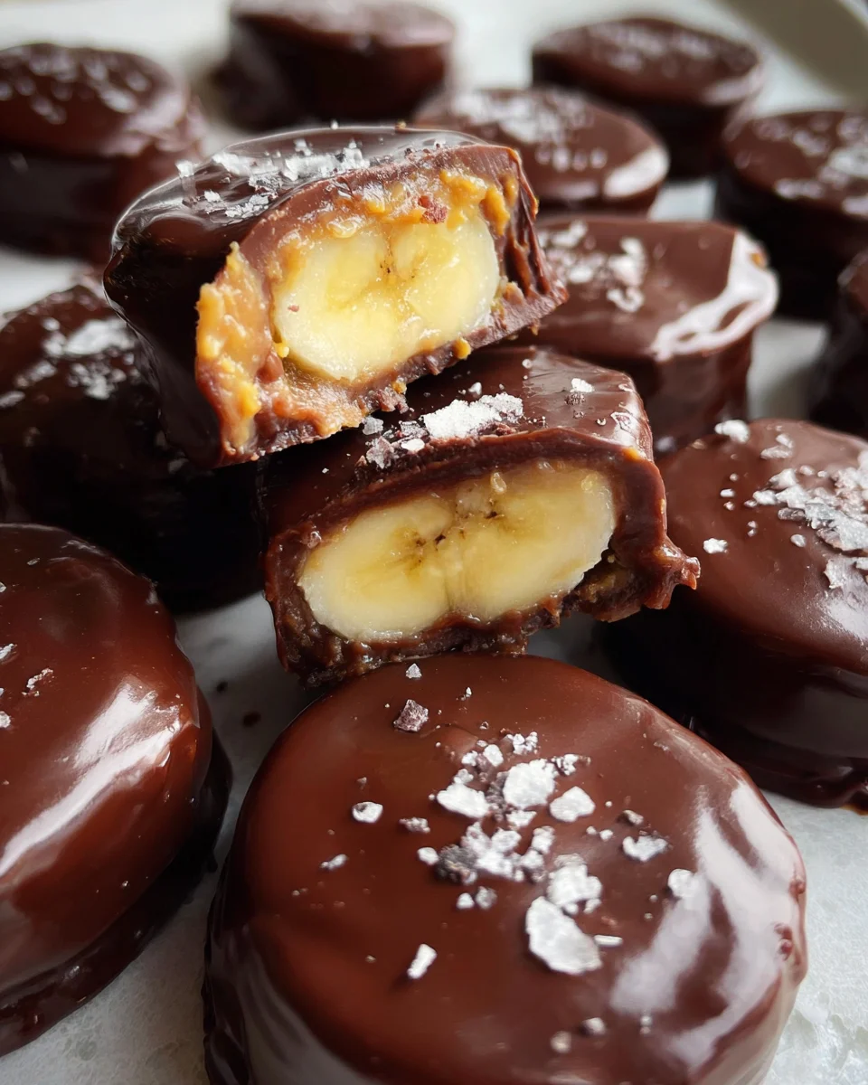 Chocolate Peanut Butter Banana Bites 13 Chocolate