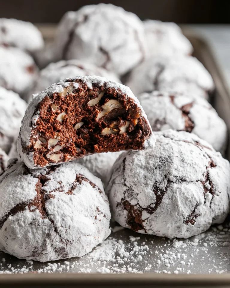 Classic Chocolate Snowball Cookies