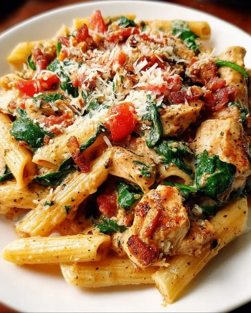 Creamy Chicken Pasta with Bacon