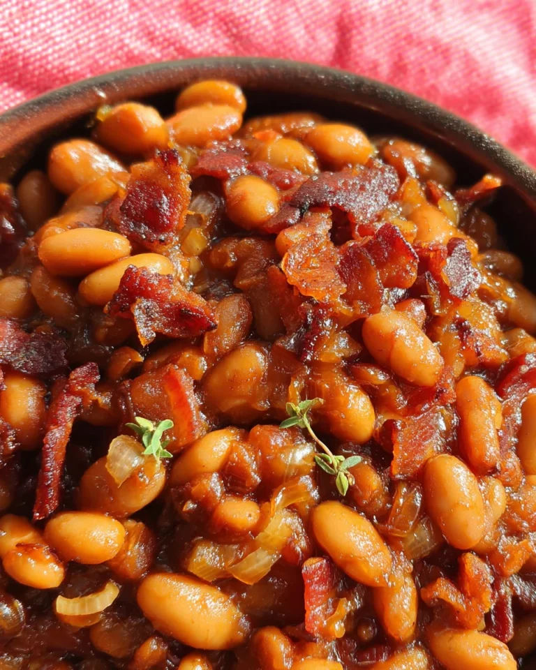 Crockpot Bacon-Bourbon Baked Beans