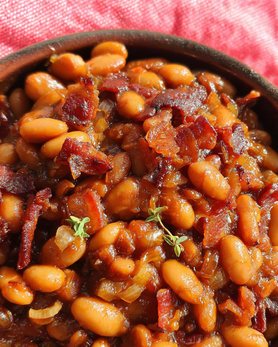Crockpot Bacon-Bourbon Baked Beans 24 Crockpot Bacon-Bourbon Baked Beans