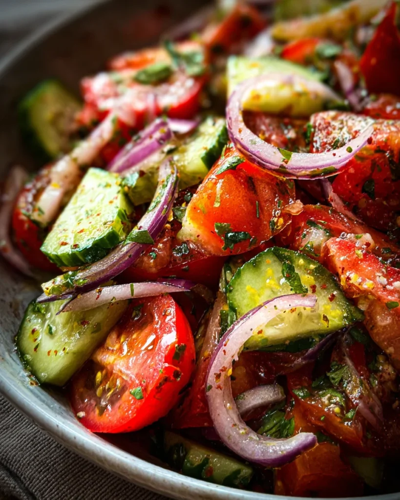 Cucumber Tomato Salad