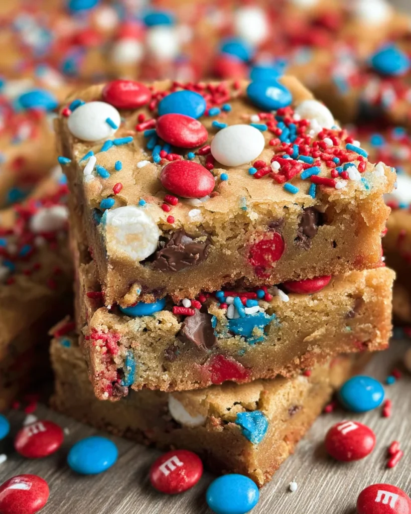 Fireworks Blondies