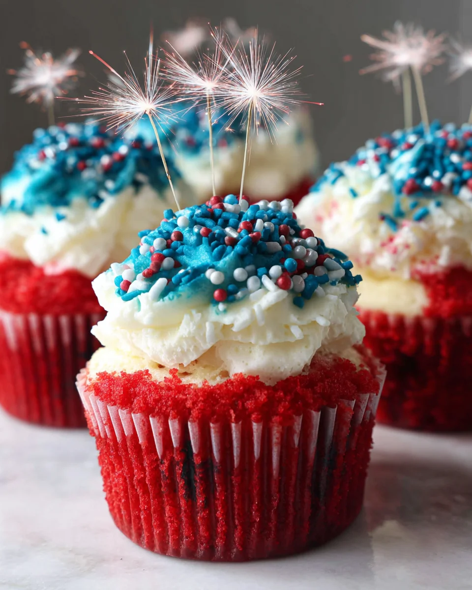 Fireworks Cupcakes 26 Fireworks