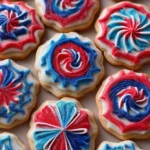 Fireworks Sugar Cookie Cake 18 Fireworks Sugar Cookie Cake