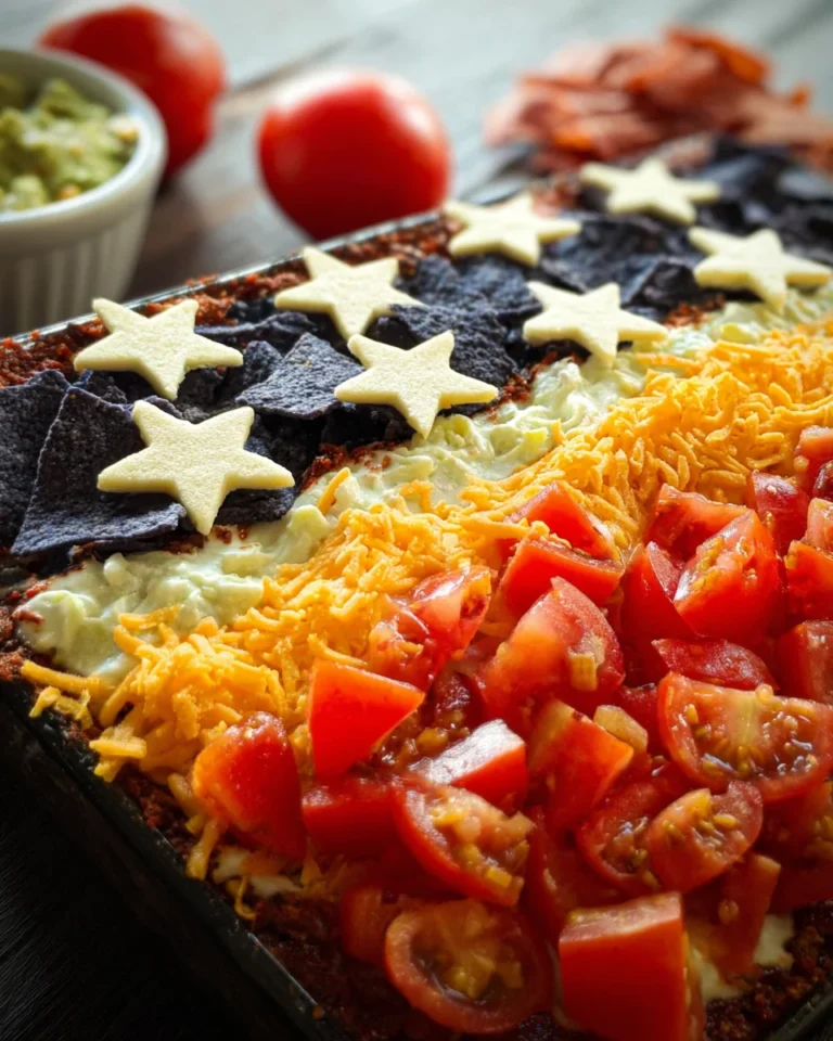 Flag Taco Dip