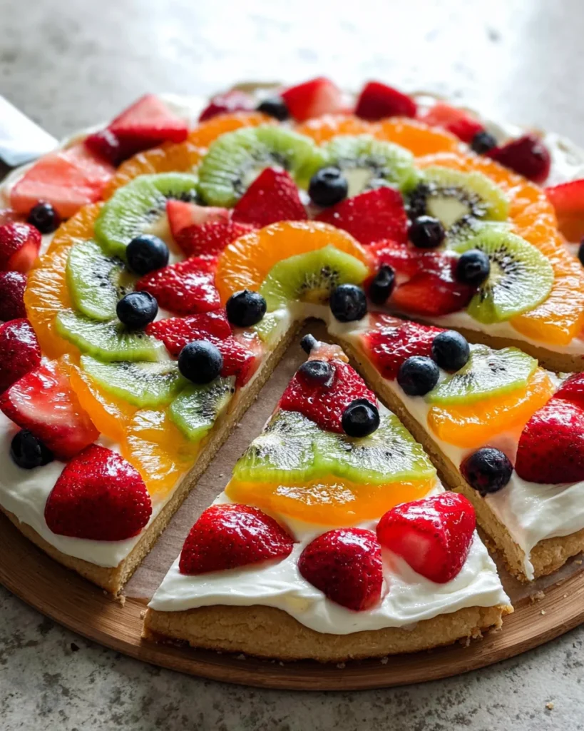 Fruit Pizza Summer Dessert