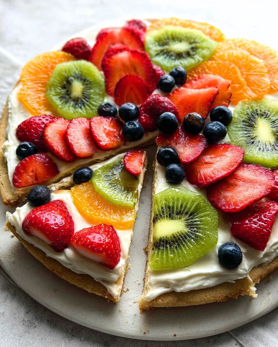 Fruit Pizza Summer Dessert 23 Fruit