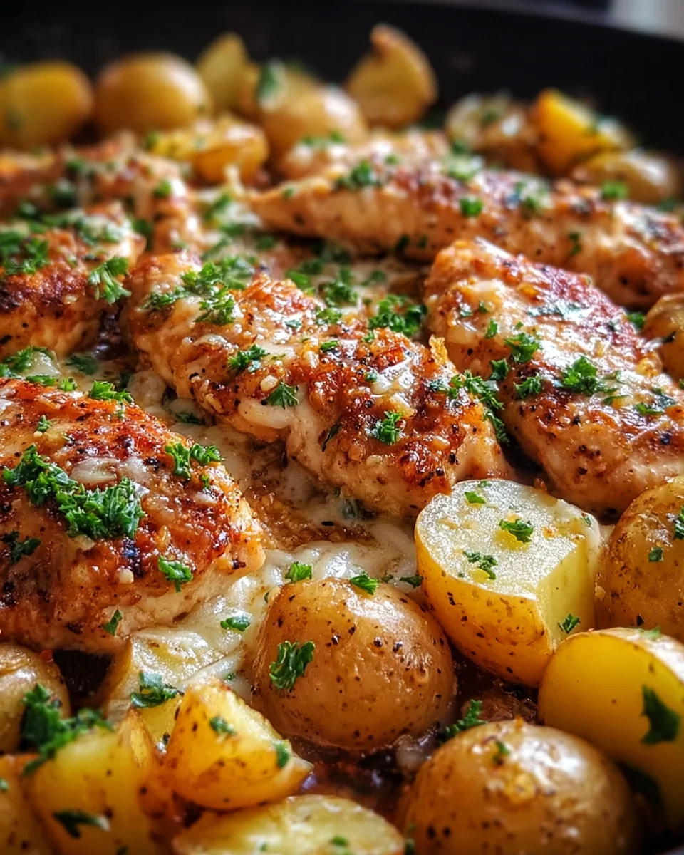 Garlic Parmesan Chicken and Potatoes (One-Pan Dinner) 23 Garlic Parmesan Chicken and Potatoes (One-Pan Dinner)