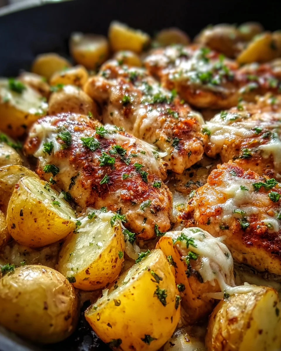 Garlic Parmesan Chicken and Potatoes (One-Pan Dinner) 20 Garlic