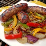 Grilled Sausage with Peppers and Onions 20 Grilled Sausage with Peppers and Onions