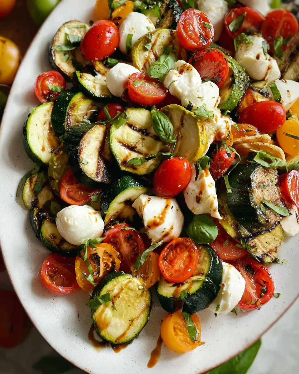 Grilled Zucchini Salad 20 Grilled