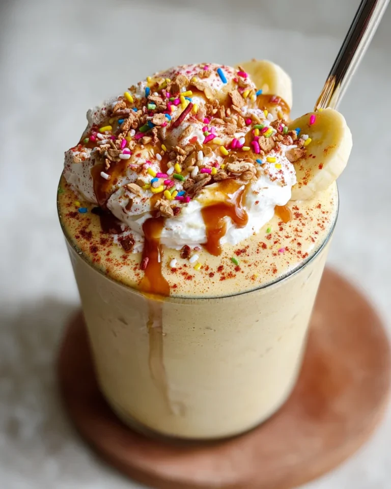 Healthy Vanilla Bean Protein Smoothie