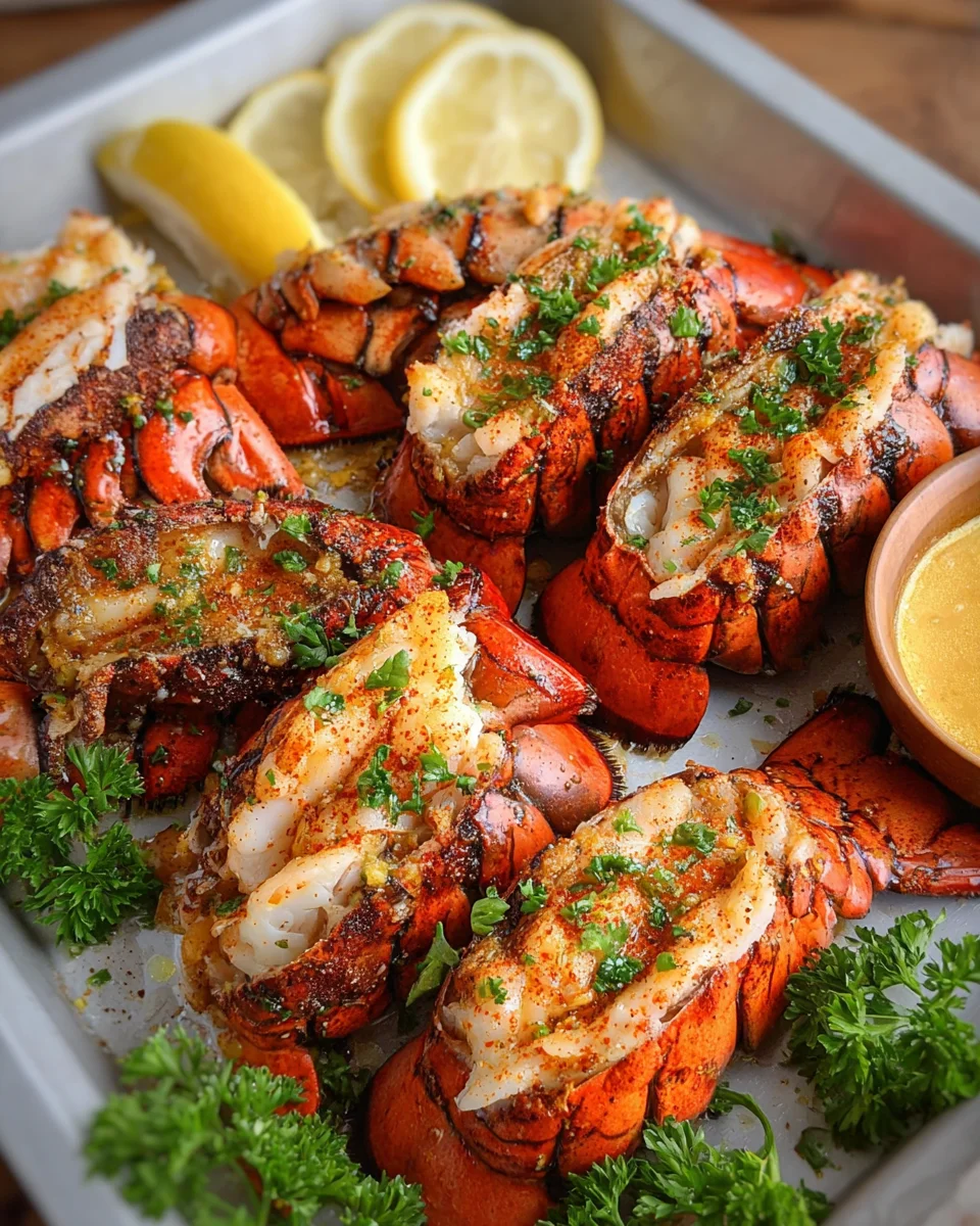 Lemon Butter Grilled Lobster Tails 19 Lemon Butter Grilled Lobster Tails