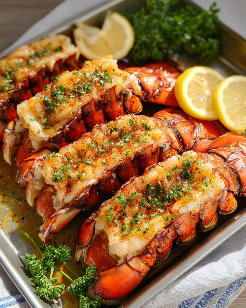 Contact 1 Lemon Butter Grilled Lobster Tails