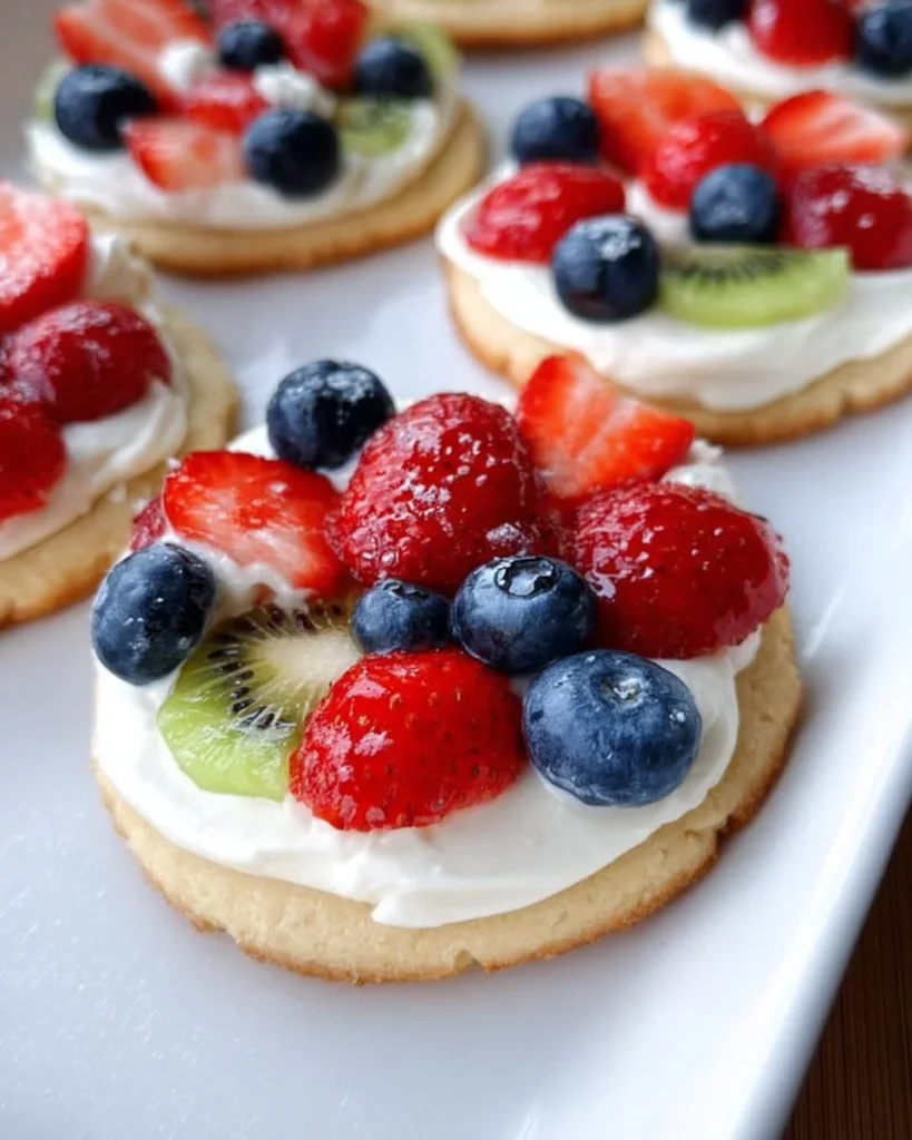 Mini Fruit Pizzas
