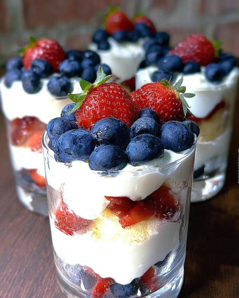 Mixed Berry Mini Trifles