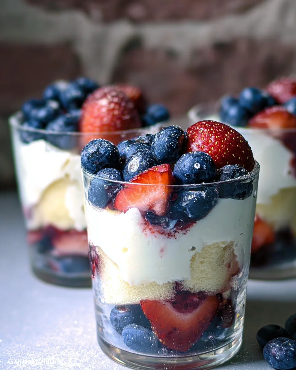 Mixed Berry Mini Trifles 16 Mixed