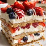 No Bake Icebox Cake with Summer Berries 18 No Bake Icebox Cake with Summer Berries