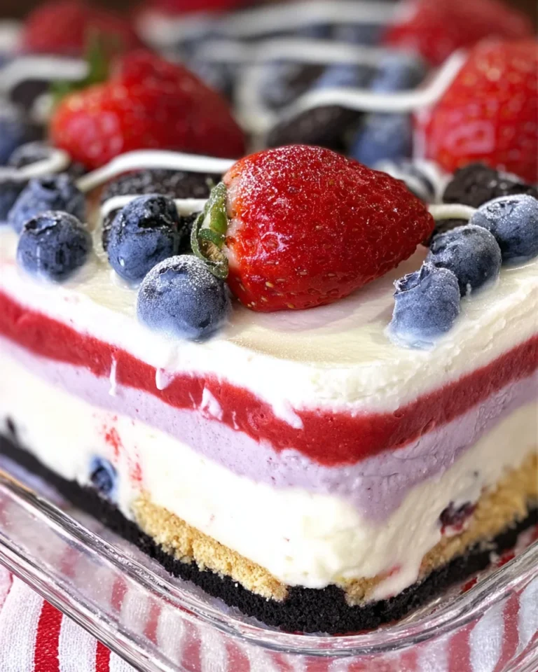 No Bake Summer Berry Delight