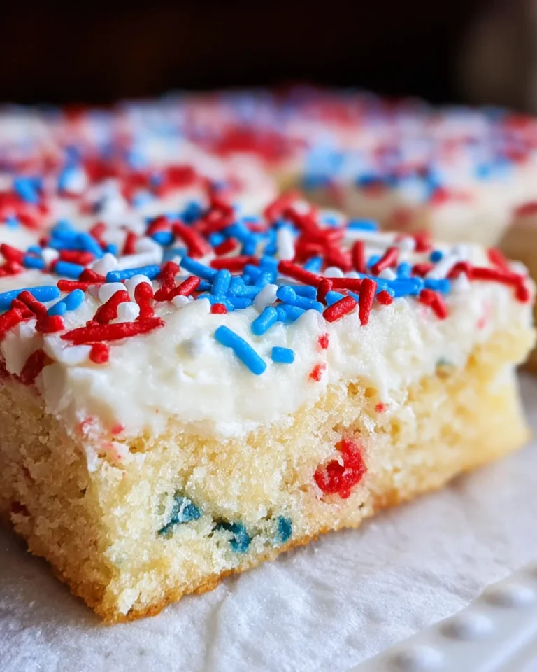 Patriotic Sugar Cookie Bars