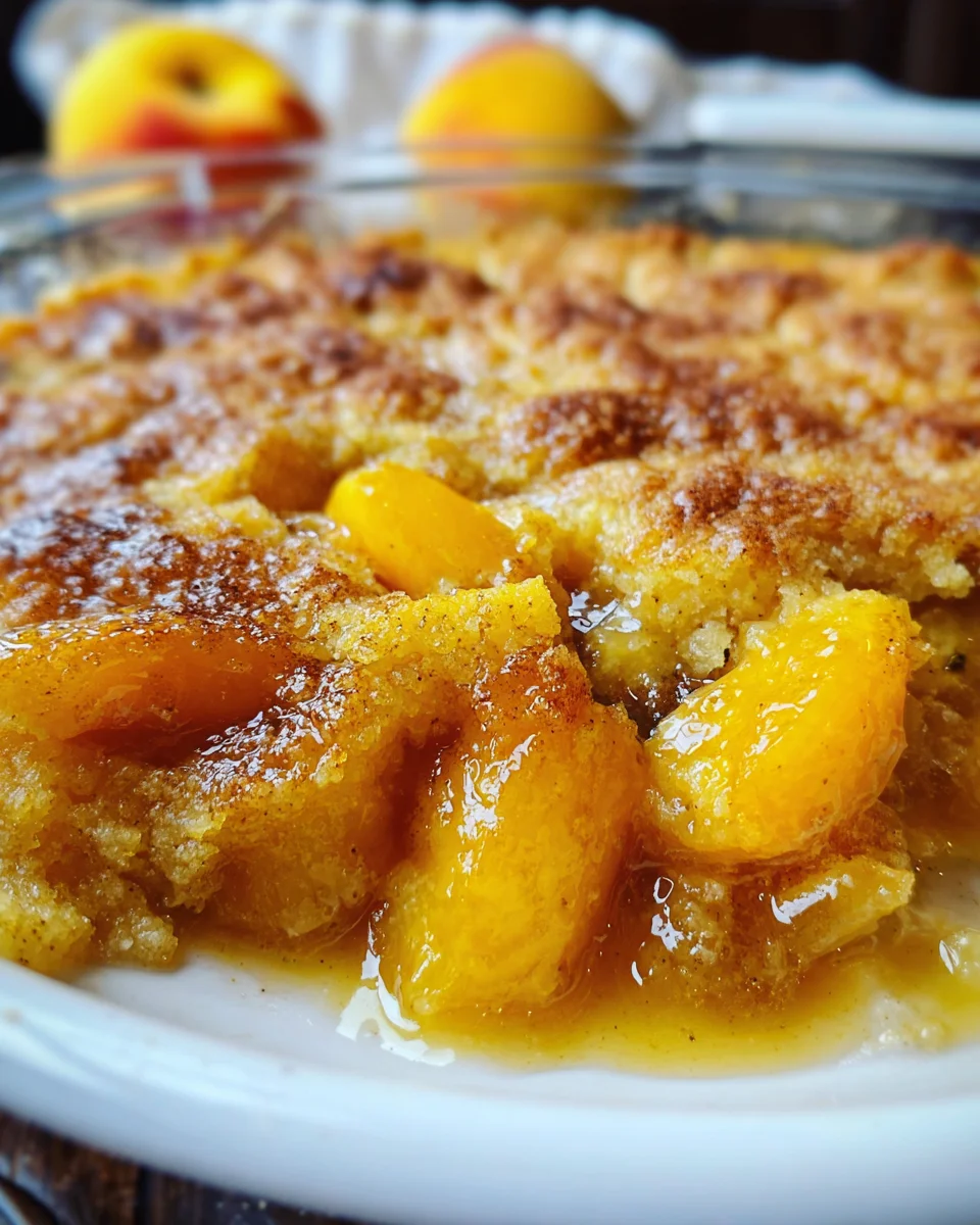 Peach Cobbler with Cake Mix 17 Peach