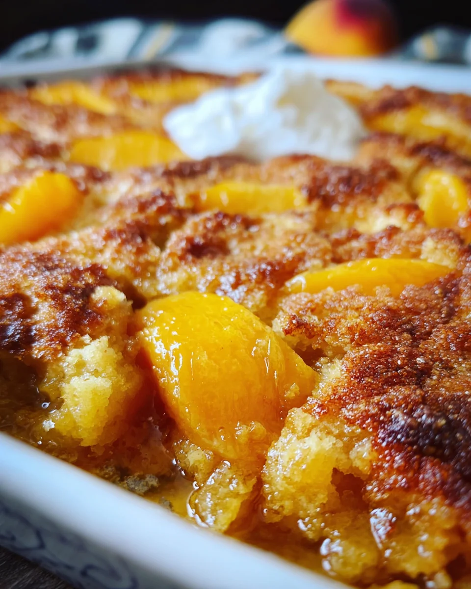 Peach Cobbler with Cake Mix 18 Peach